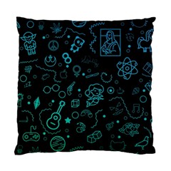 Cartoon, Halloween, Black, Dark Standard Cushion Case (one Side)