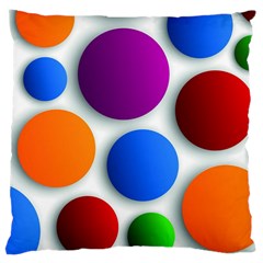 Abstract Dots Colorful Large Cushion Case (two Sides)