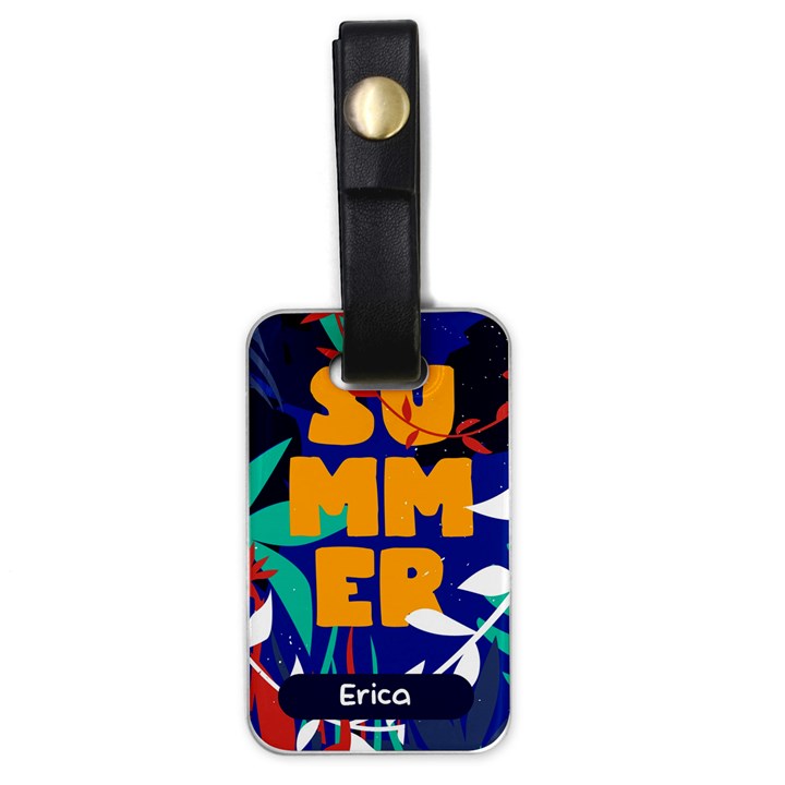 Summer graphic Luggage Tag (one side)
