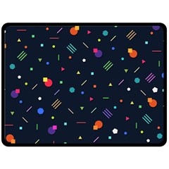 Abstract Minimalism Digital Art, Fleece Blanket (large)