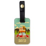 Clamping Graphic Luggage Tag (one side) Front