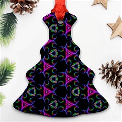 Background-36 Christmas Tree Ornament (two Sides)