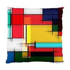 Multicolored Retro Abstraction, Lines Retro Background, Multicolored Mosaic Standard Cushion Case (one Side)