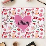 Personalized Valentine Day Lover Name Cosmetic Bag Cosmetic Bag (XXXL) Front