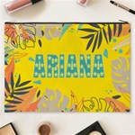 Personalized Summer Tropical Name Cosmetic Bag Cosmetic Bag (XXXL) Back