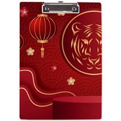 Holiday, Chinese New Year, A4 Acrylic Clipboard