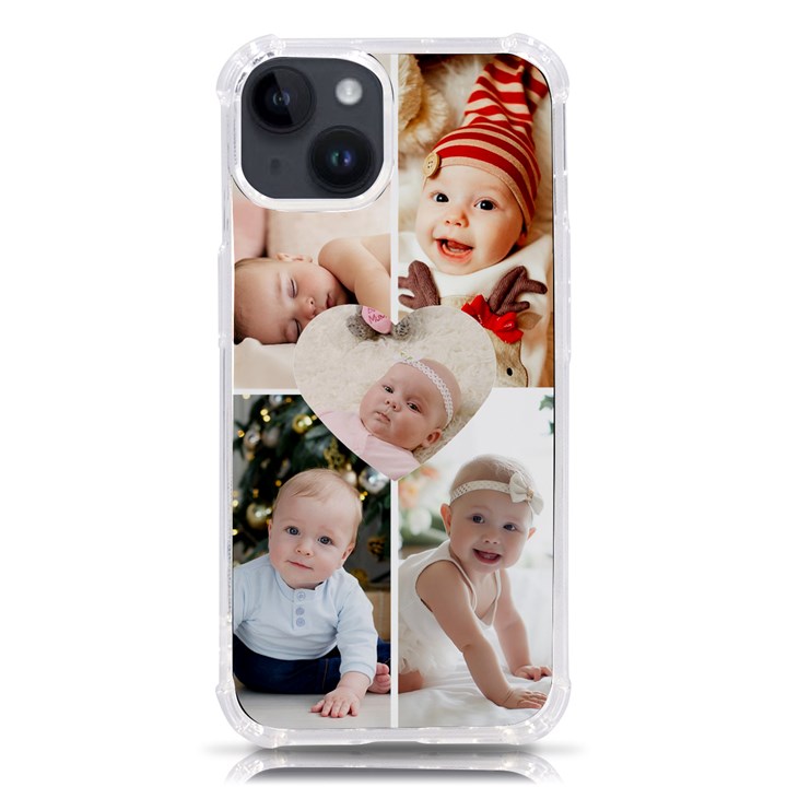 Personalized 5 Photo Phone Case iPhone 14 TPU UV Print Case