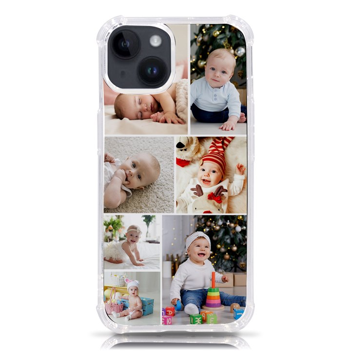 Personalized 7 Photo Phone Case iPhone 14 TPU UV Print Case