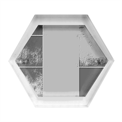 Colorful Squares, Abstract, Art, Background Hexagon Wood Jewelry Box