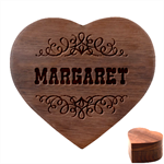 Personalized Name Heart Wood Jewelry Box Heart Wood Jewelry Box Front