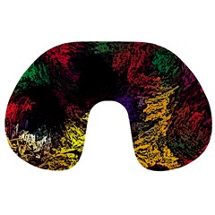 Abstract Painting Colorful Travel Neck Pillow