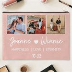 Personalized Couple Photo Names Cosmetic Bag Cosmetic Bag (XXXL) Back