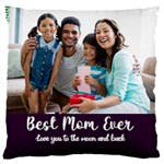 Personalized Best Mom Dad Ever Photo Name Cushion 16  Baby Flannel Cushion Case (Two Sides) Front