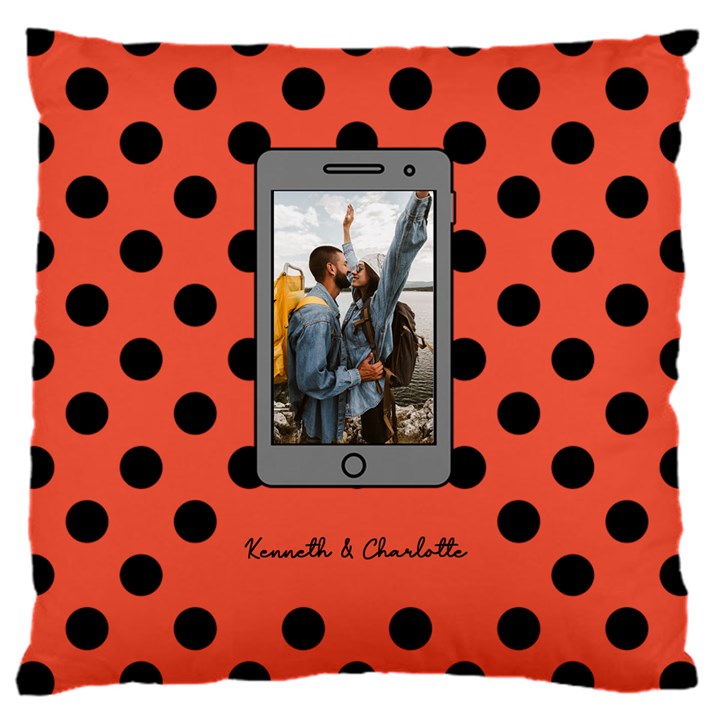 Personalized Phone Wallpaper Lover Photo 16  Baby Flannel Cushion Case (Two Sides)