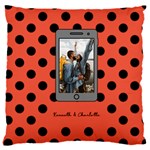 Personalized Phone Wallpaper Lover Photo 16  Baby Flannel Cushion Case (Two Sides) Back