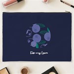Personalized Fruit Couple Photo Names Cosmetic Bag Cosmetic Bag (XXXL) Back