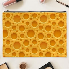 Cheese Texture Food Textures Cosmetic Bag (xxxl)