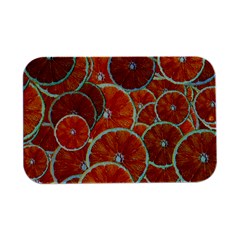 Oranges Patterns Tropical Fruits, Citrus Fruits Open Lid Metal Box (silver)  