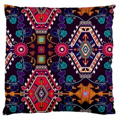 Pattern, Ornament, Motif, Colorful Large Cushion Case (two Sides)