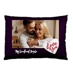Personalized Photo Love You Any Text Pillow Case Pillow Case (Two Sides) Back