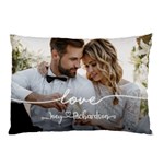 Personalized Love Couple Wedding Name Pillow Case Pillow Case (Two Sides) Back