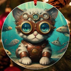 Underwater Explorer Uv Print Acrylic Ornament Round