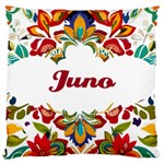 Personalized Mexican style Ornament Flower Name Large Cushion Case Large Cushion Case (One Side) Front