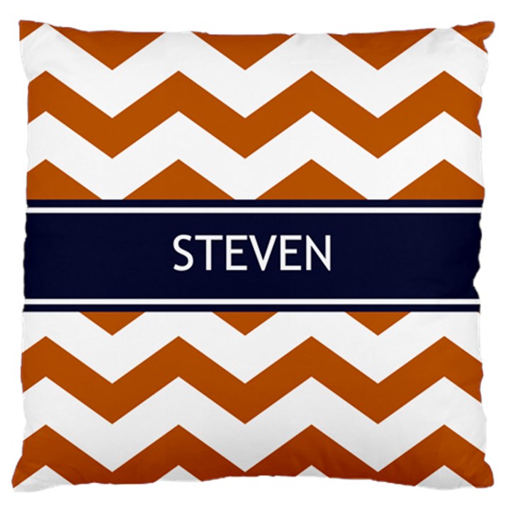 Personalized Monogram Name Any Text Large Cushion Case Large Cushion Case (One Side)