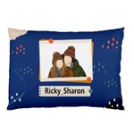 Personalized Photo Illustration Lover Name Pillow Case Pillow Case (Two Sides) Front