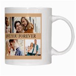 Personalized Couple Photo Name Any Text Mug White Mug Right
