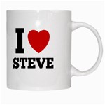 Personalized I Love Couple Name Any Text Mug White Mug Right