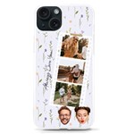 Personalized Floral Pattern with film UV Print Case iPhone 15 TPU UV Print Case Front