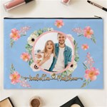 Personalized Photo Love Name Cosmetic Bag Cosmetic Bag (XXXL) Back