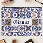 Personalized Tiles Name Cosmetic Bag Cosmetic Bag (XXXL) Front