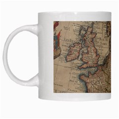 Old Vintage Classic Map Of Europe White Mug