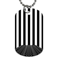 Stripes Geometric Pattern Digital Art Art Abstract Abstract Art Dog Tag (one Side)