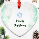 Personalized Nutcracker Name Heart Ornament (Two Sides) Heart Ornament (Two Sides) Back