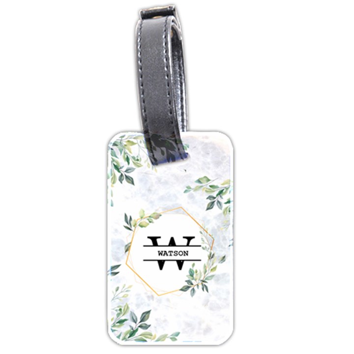 Personalized Initial Name Any Text Luggage Tag Luggage Tag (two sides)