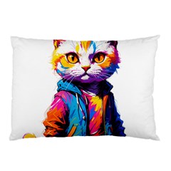Wild Cat Pillow Case (two Sides)