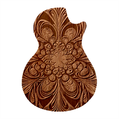 Pattern 2a Pattern 2 Guitar Shape Wood Guitar Pick Holder Case And Picks Set