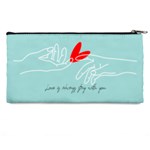 Personalized Finger Heart Collage Photo Pencil Case Pencil Case Back