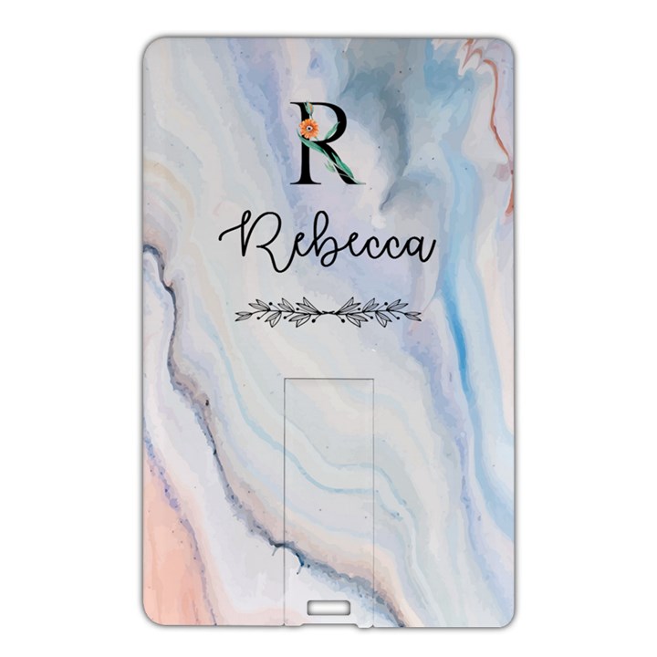 Personalized Initial Name Card Style USB Flash Drive Name Card Style USB Flash Drive