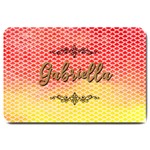 Personalized Gradient Color Any Text Large Doormat Large Doormat 30 x20  Door Mat