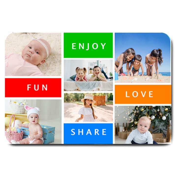 Personalized Photo Any Text Name Doormat Large Doormat