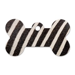 Zebra Zebra Pattern Zebra Fur Zebra Print Strip Dog Tag Bone (one Side)