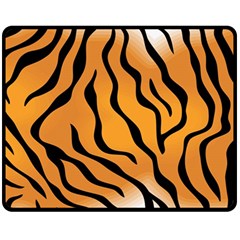 Tiger Skin Pattern Fleece Blanket (medium)