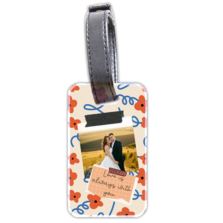 Personalized Photo Name Memo Style Luggage Tag (two sides) Luggage Tag (two sides)
