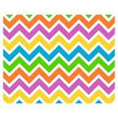 Chevron Pattern Design Texture Two Sides Premium Plush Fleece Blanket (teen Size)