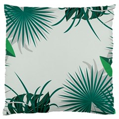 Illustrations Foliage Background Border 16  Baby Flannel Cushion Case (two Sides)