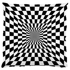 Optical-illusion-chessboard-tunnel 16  Baby Flannel Cushion Case (two Sides)